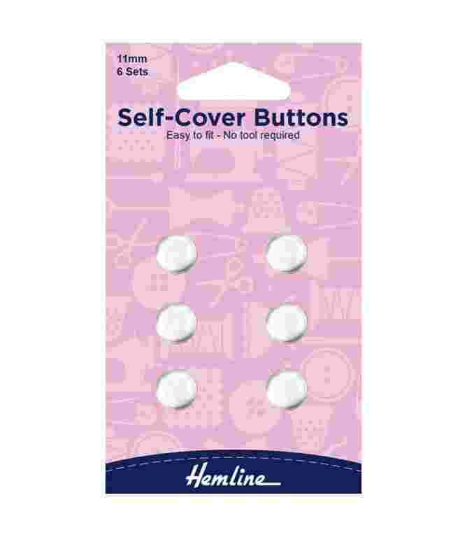 Self-Cover Buttons 11mm