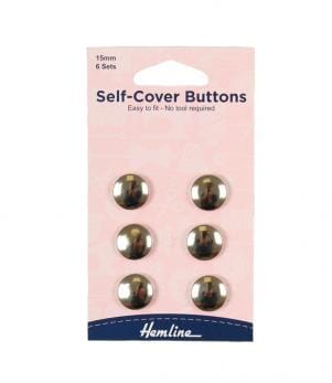 Haberdashery Accessories / Self-Cover Buttons 15mm
