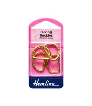 Repair & Alterations / Metal D-Rings 20mm Gold