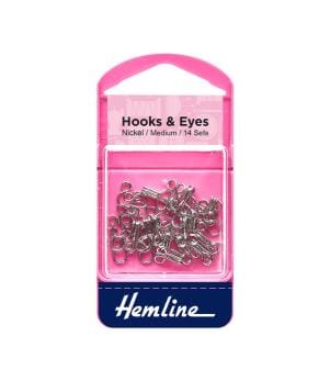 Haberdashery Accessories / Hooks and Eyes Nickel 