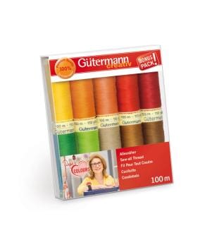 Threads / Thread Set: Sew-All: 10 x 100m: Assorted