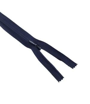 Zips & Fastenings / Closed End Invisible Zip Dark Navy