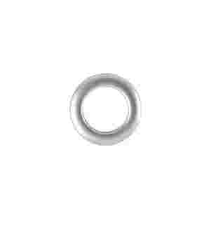 Tape, Buckram & Eyelets / 36mm Clip on Eyelet rings Satin Chrome Pack of 36