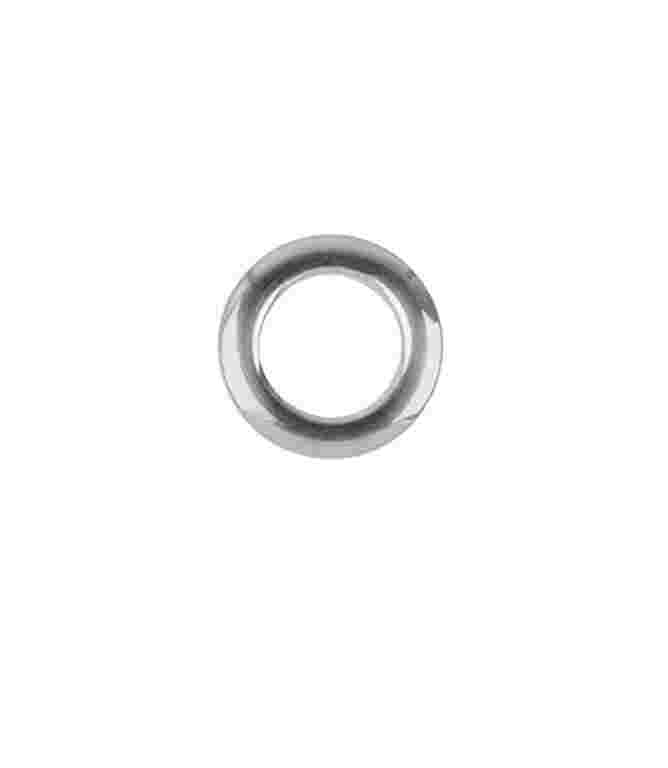 36mm Clip on Eyelet rings Brushed Nickel Pack 36