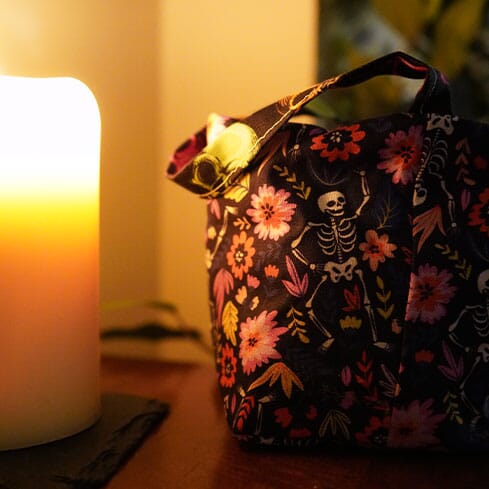 How to Make a Halloween Fabric Basket