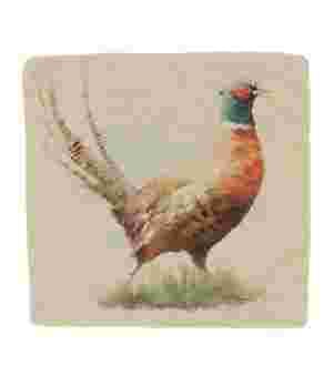 Watercolour Pheasant Cushion Panel