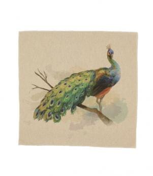 Peafowl Cushion Panel