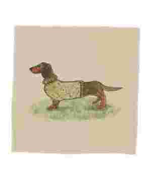 Dachshund In Jumper Cushion Panel