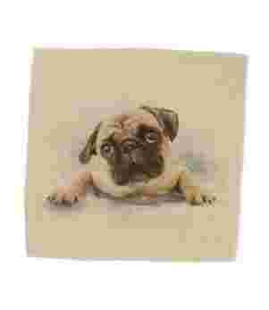 Pug Love Cushion Panel