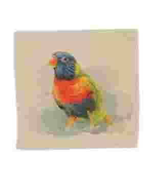 Tropical Parrot Cushion Panel