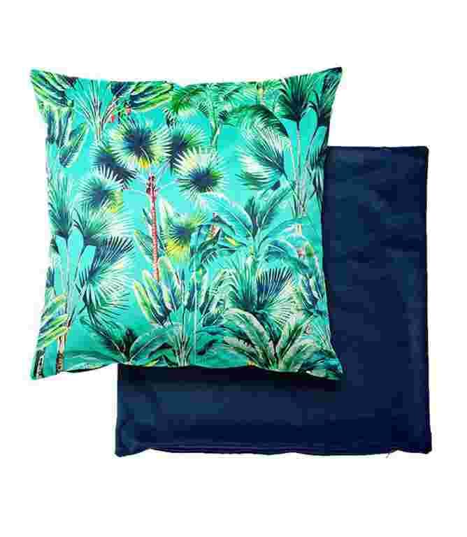 Cannes Duck Egg Velvet Cushion Cannes Duck Egg Velvet Cushion