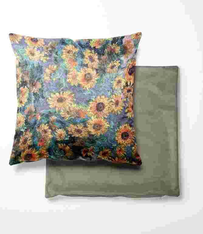 Sunflower Velvet Cushion Sunflower Velvet Cushion