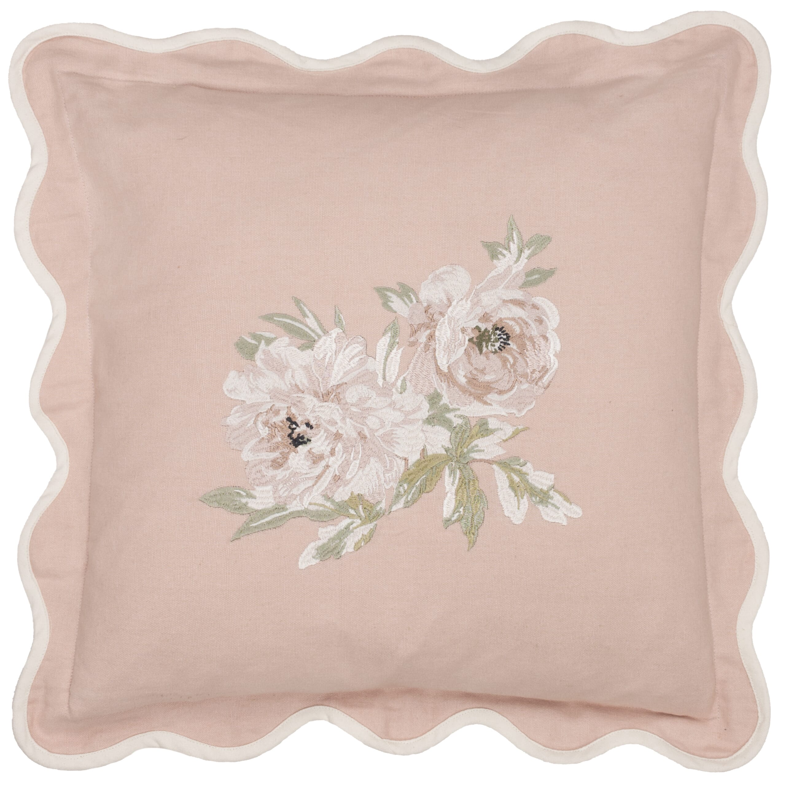 Adele Embroidered Rose, Feather Inner