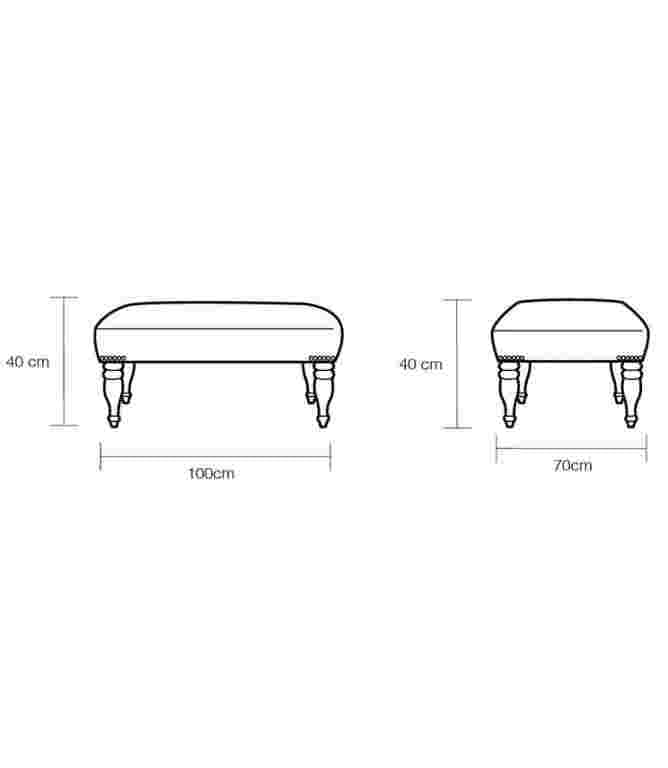 JF Footstools - No.013 Footstool