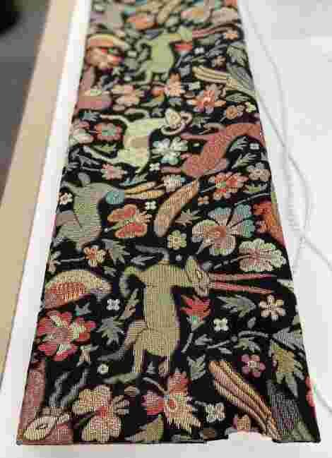 Roman Blind in JF Tapestry Black