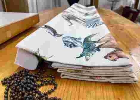 Roman Blind in Animal Kingdom Fabric