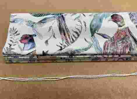 Roman Blind in Torrington Loganberry