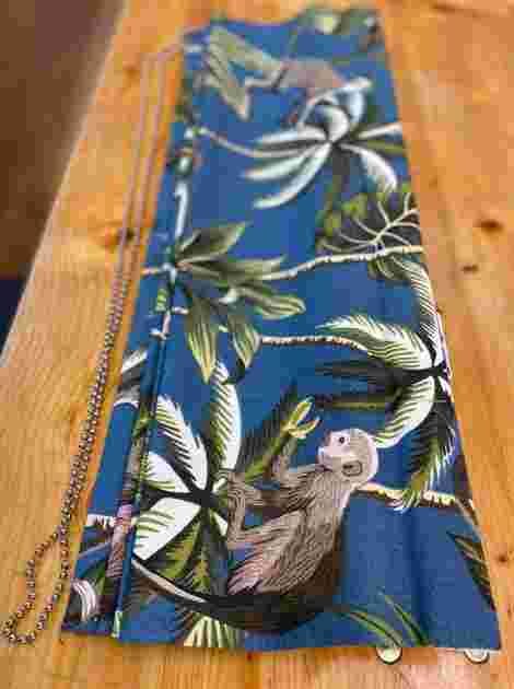 Mr Monkey Roman Blind