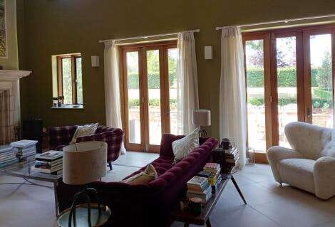 Full Length Curtains With Pinch Pleat Heading