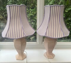 JF Ticking Statement Lampshades
