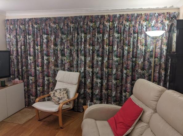 Luxurious Flower Garden Velvet Curtains