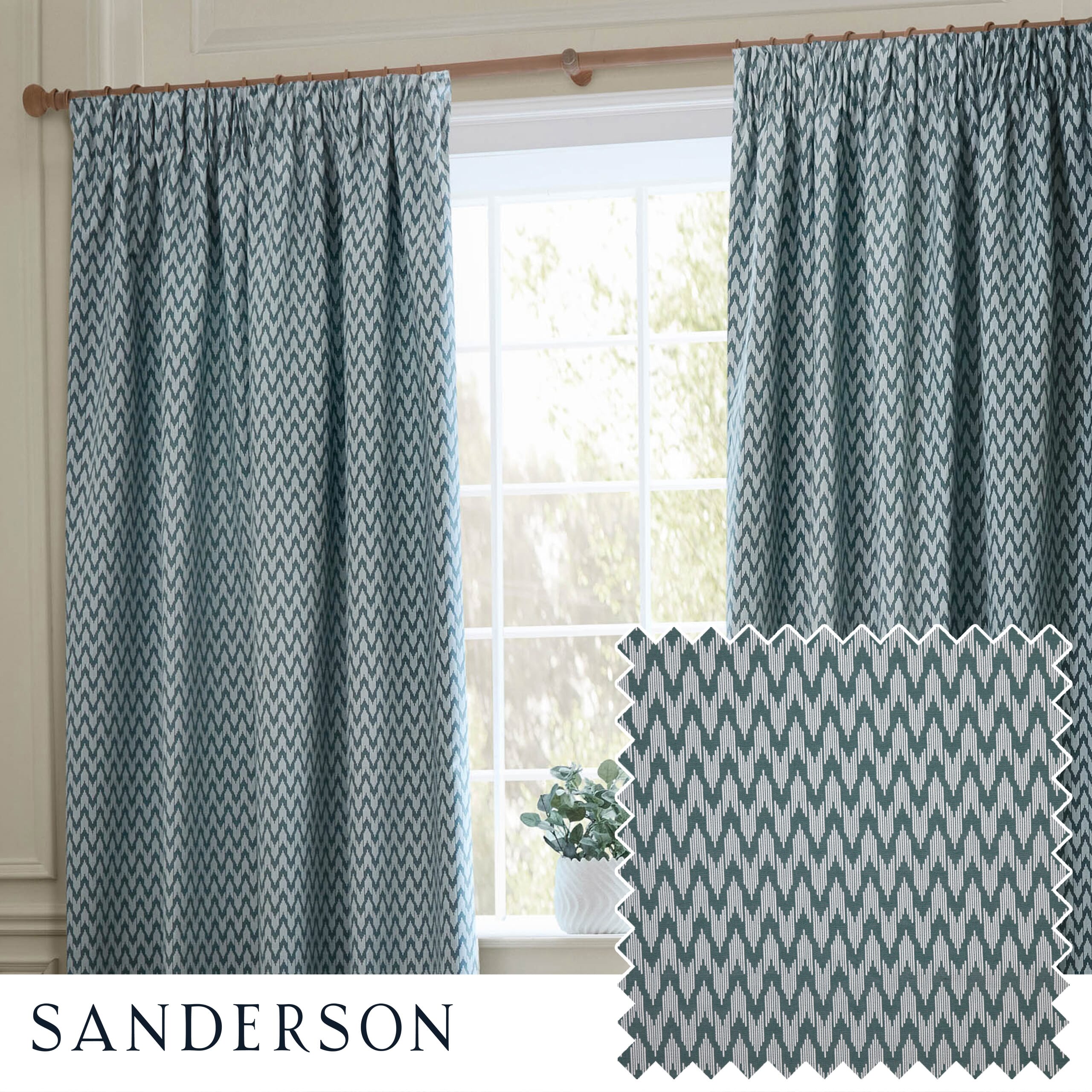 Sanderson Curtains / Hutton Blue