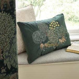 Brook Forest Green Cushion