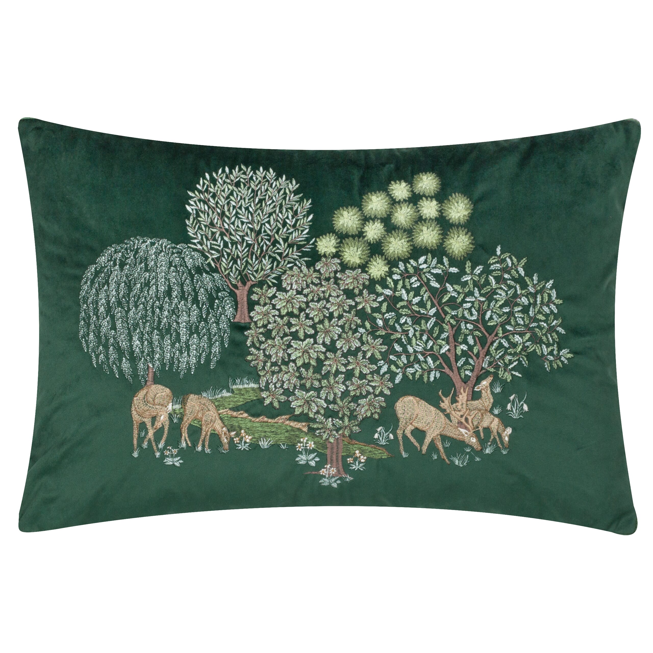 William Morris Cushions / Brook Forest Green Cushion