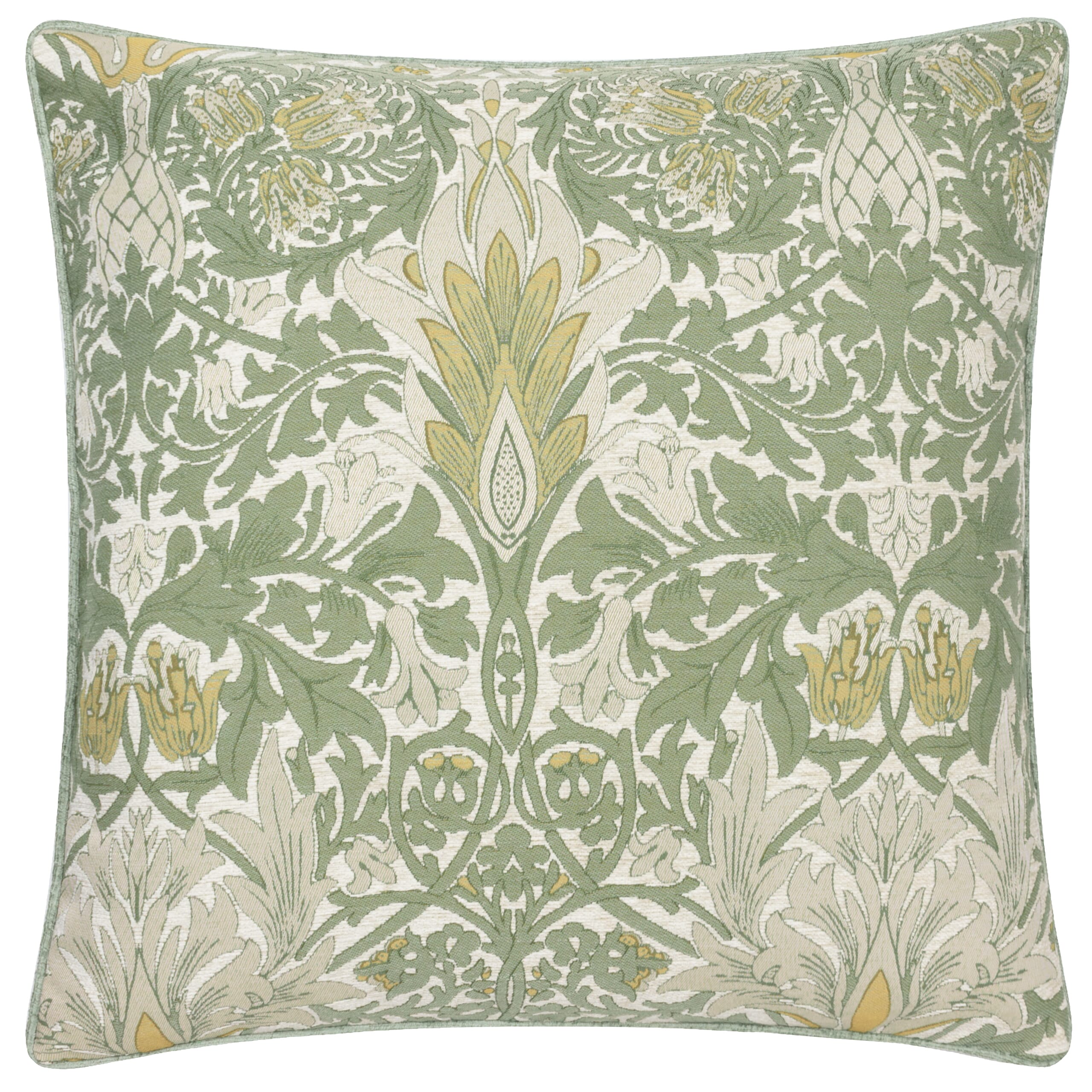 William Morris Cushions / Snakeshead Sunflower / Stone Cushion