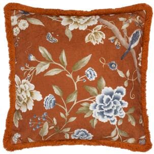 Sanderson Cushions / Porcelain Garden Rust Cushion