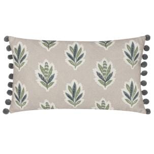 Sanderson Cushions / Sessile Leaf Flax Cushion