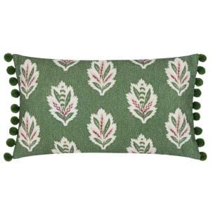 Sanderson Cushions / Sessile Leaf Leaf Green Cushion