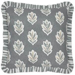 Sanderson Cushions / Sessile Leaf Ruffle Delph Blue Cushion