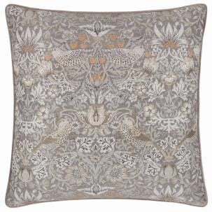 William Morris Cushions / Strawberry Thief Jacquard Biscuit Cushion