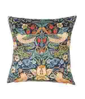 William Morris Cushions / Strawberry Thief Indigo