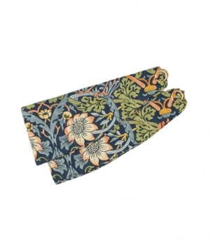 William Morris Tiebacks / Strawberry Thief Tiebacks- Indigo