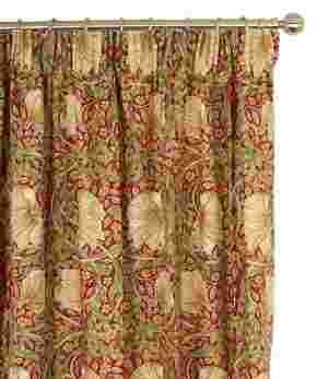 William Morris Curtains / Pimpernel - Red