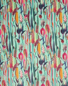 Exotic Velvet Fabric / Duck Egg Exotic Velvet Fabric / Duck Egg