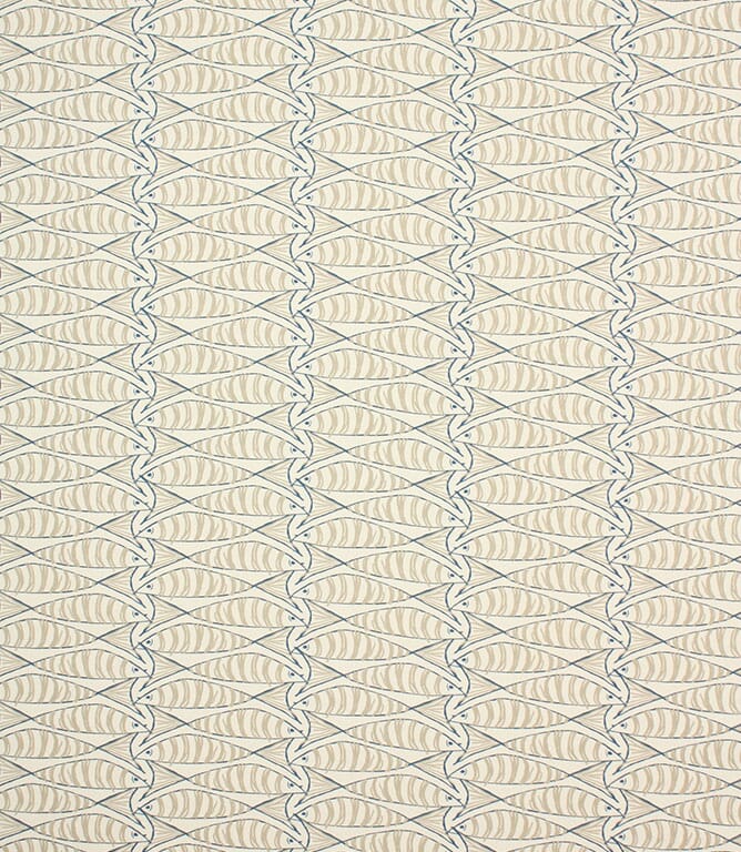 Beige Cornish Sardines Fabric