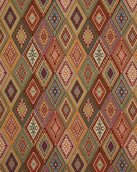 Ikat Tapestry Fabric / Vintage Ikat Tapestry Fabric / Vintage