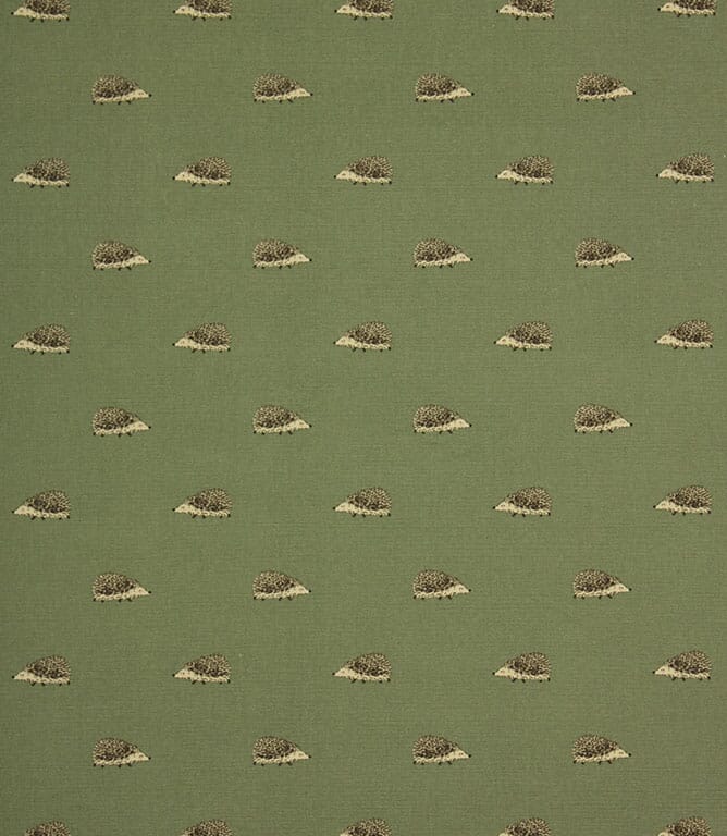 Sage Hedgehogs Fabric