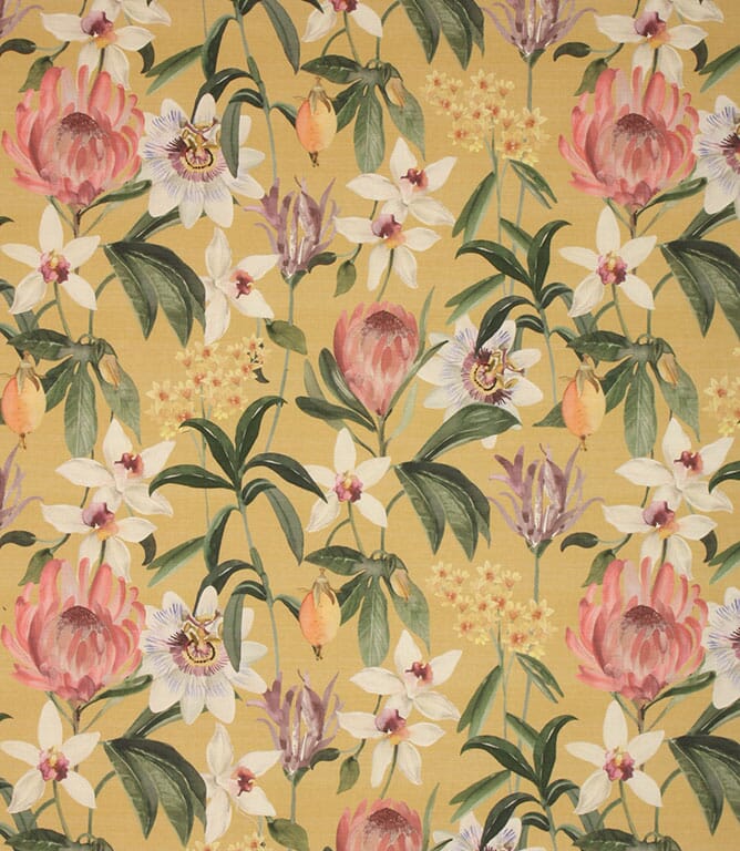 Ochre Leyburn Fabric