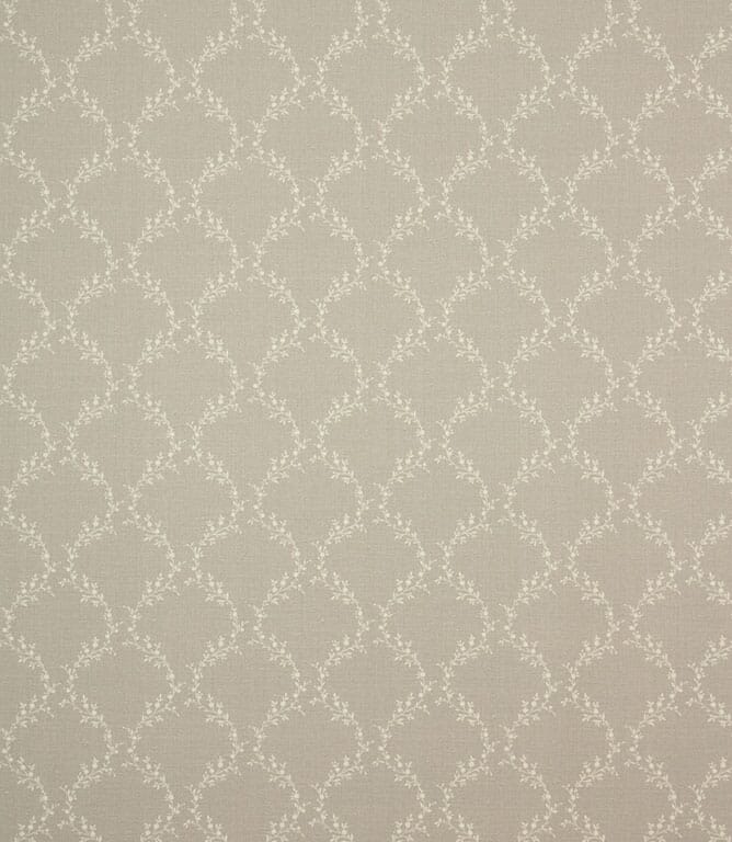 Silver Corfe Trellis Fabric