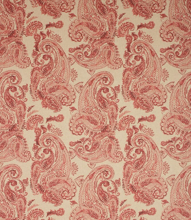 Soft Red Ava Fabric