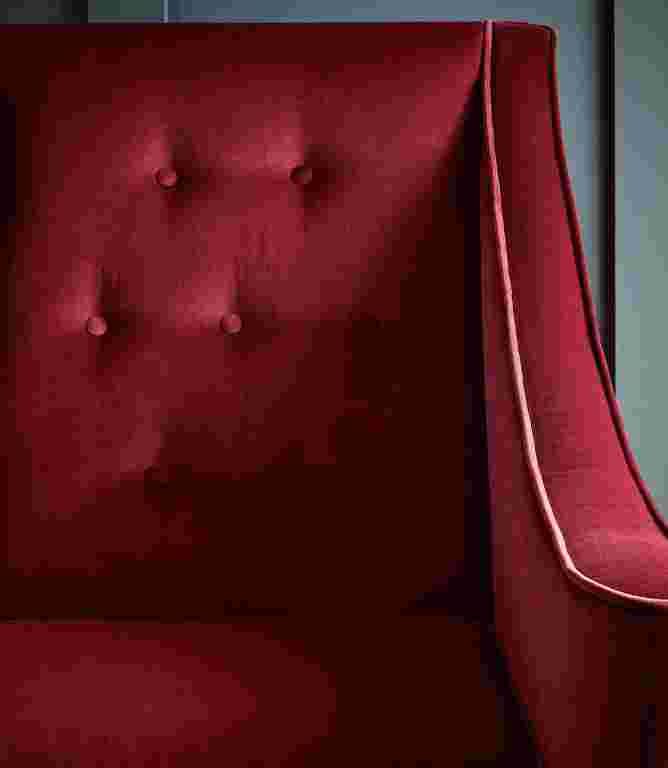 Adley FR Velvet Fabric / Chalk Adley FR Velvet Fabric / Chalk