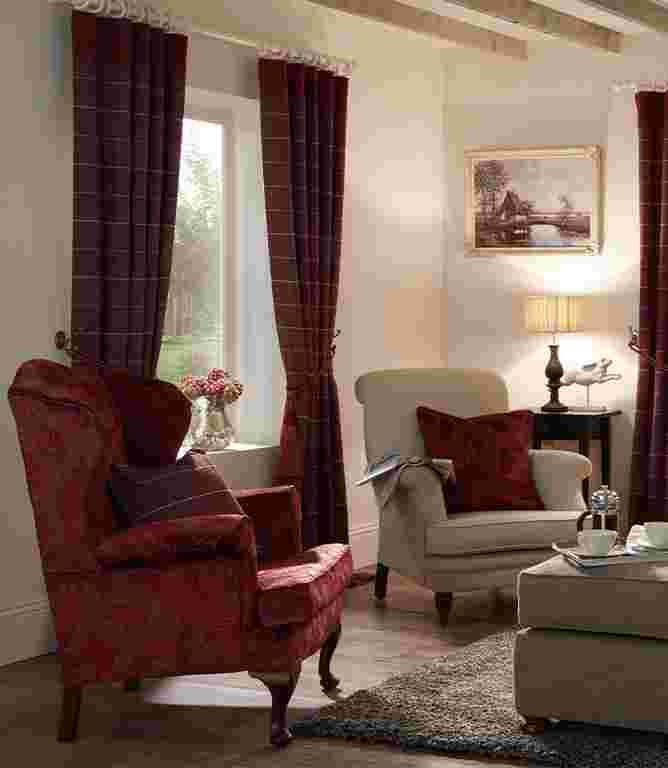 Bedale FR Fabric / Plum Bedale FR Fabric / Plum