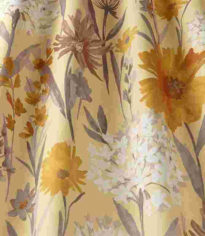 Fleur FR Fabric / Ochre Fleur FR Fabric / Ochre
