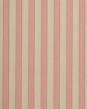 Ludlow Stripe Fabric / Red Ludlow Stripe Fabric / Red