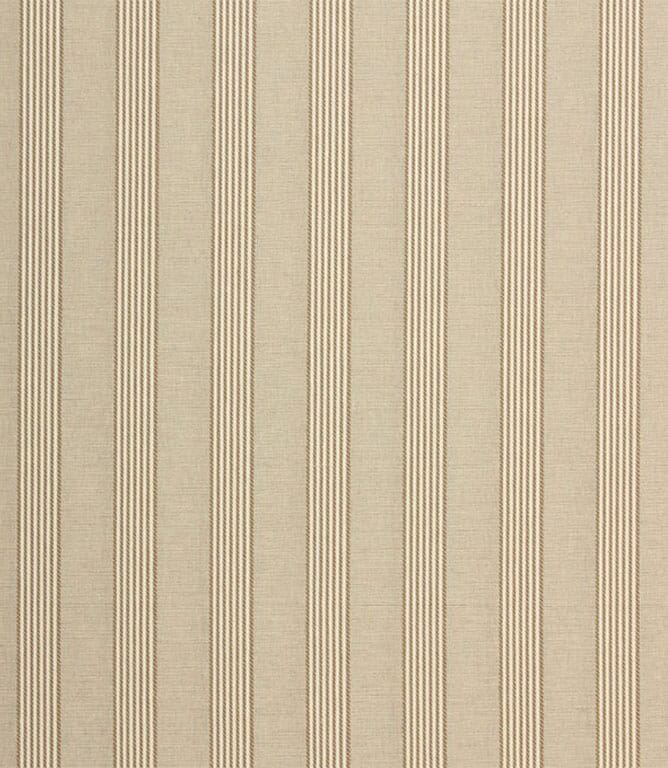 Taupe Ludlow Stripe Fabric