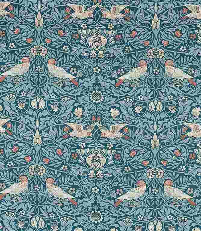 Webb's Blue Bird Tapestry Fabric